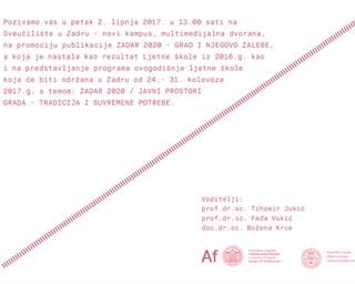Promocija publikacije „Zadar  2020 – grad i njegovo zaleđe“